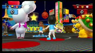 Mario Sports Mix Team Bryan Vs. Team Riptide In Bowser Jr. Blvd Basketball