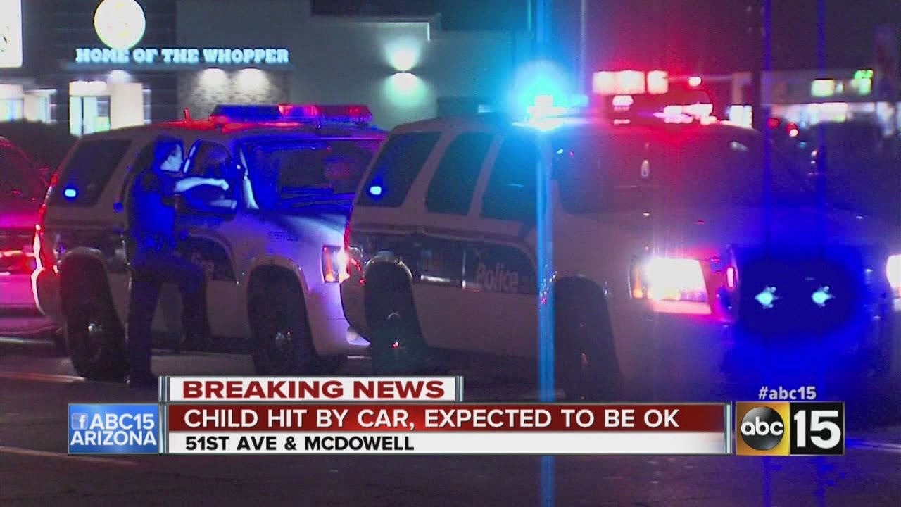 Child hit by car in Phoenix - YouTube
