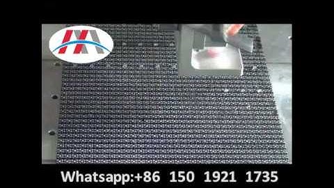 LED Module Glue Dispensing Process - Automatic Glue Dispenser Robot Solution for LED Display Factory