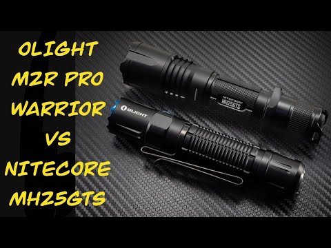 Olight M2R Pro Warrior vs The Nitecore MH25GTS