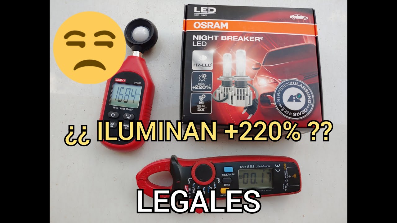 OSRAM NIGHT BREAKER H7-LED, hasta un 220% más de brillo, primera luz de  cruce homologada para uso en carretera : : Coche y moto