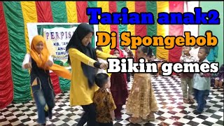 Tarian anak2 ala DJ Spongebob bikin gemes