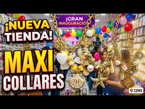 💎 Inauguran nueva JOYERIA de MODA EN TENDENCIA | Maxi collares, Acero, Oro Laminado, Rodio..