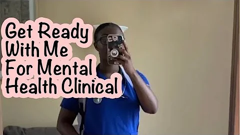 Get Ready With Me | Mental Health Clinical Vlog
