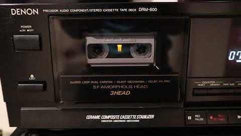 Denon DRM-800 recording