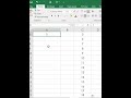 Serial numbers shortcut in excel #excel #shorts #youtubeshorts #viral #yourbigguide
