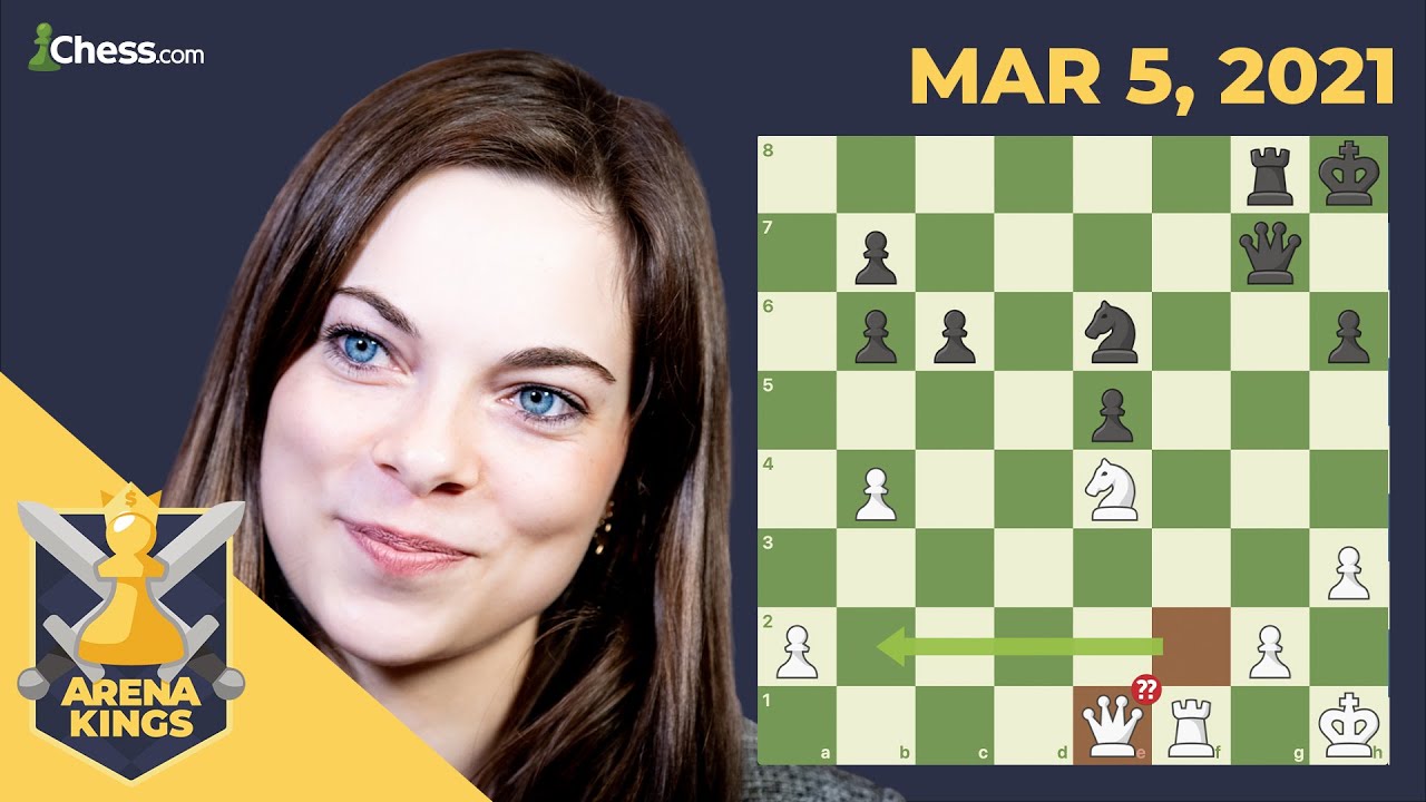Chess NI - Our favourite WGM Dina Belenkaya delivering her