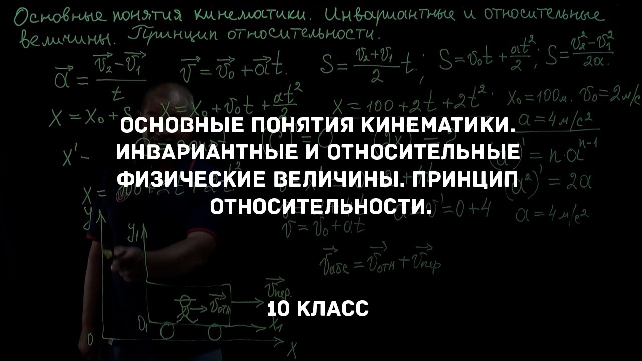Какая из величин является инвариантной. Относительные и инвариантные физические величины и понятия. основные понятия и величины кинематики. относительные величины физика. 4 уравнения кинематики.