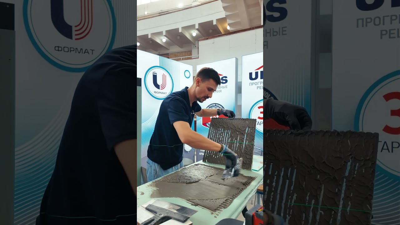 Можно ли наносить плиточный клей крест? Александр Билетов мастер-класс