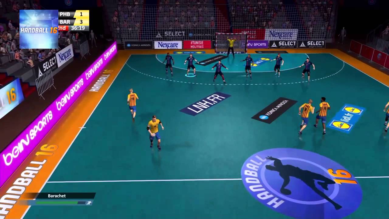 [PS4] handball 16 PSG-BARCELONE - YouTube