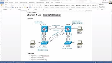 CCNPv7 SWITCH Chapter 5-1 Lab – Inter-VLAN Routing