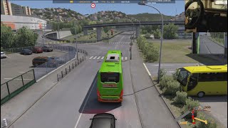 4K Driving In Bogota (Colombia) Ets2 map Realistic Brutal Weather mod, Real companies And Trailers