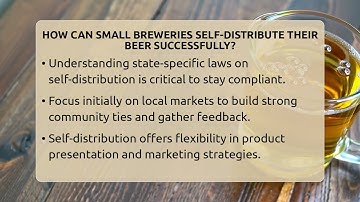 How Can Small Breweries Self-distribute Their Beer Successfully? - The Pint Guy