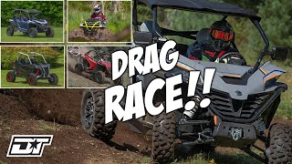 Drag Race - Zforce 950 Vs General 1000, Maverick Xxc, Rzr Pro Xp, And Outlander 570 Xmr