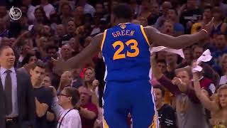 Iman Shumpert Defense G4 2017 Finals on Stephen Curry