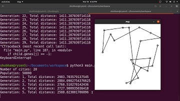 Shortest Path Finder - GA - Genetic Algorithms - Travelling Salesman