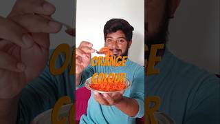 Full Day Only Orange Colour Food Challenge 😍🤩- #shorts​ #youtubeshorts​ #shortvideo