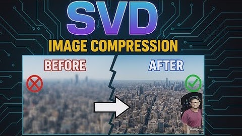 Image Compression using SVD in Machine Learning | Part 2: Intro & Basics