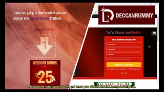 How to Register Deccan Rummy | Best Rummy Site to Earn Cash | Deccan Rummy | Gaming Series - Vid_1 screenshot 2