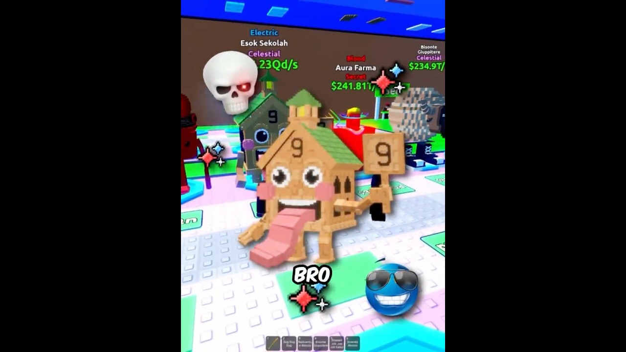 RARE Admin Brainrots vs OP Esok in Escape Tsunami... #roblox #escapetsunamiforbrainrots