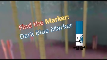 How to find Dark Blue Marker in Find the Markers