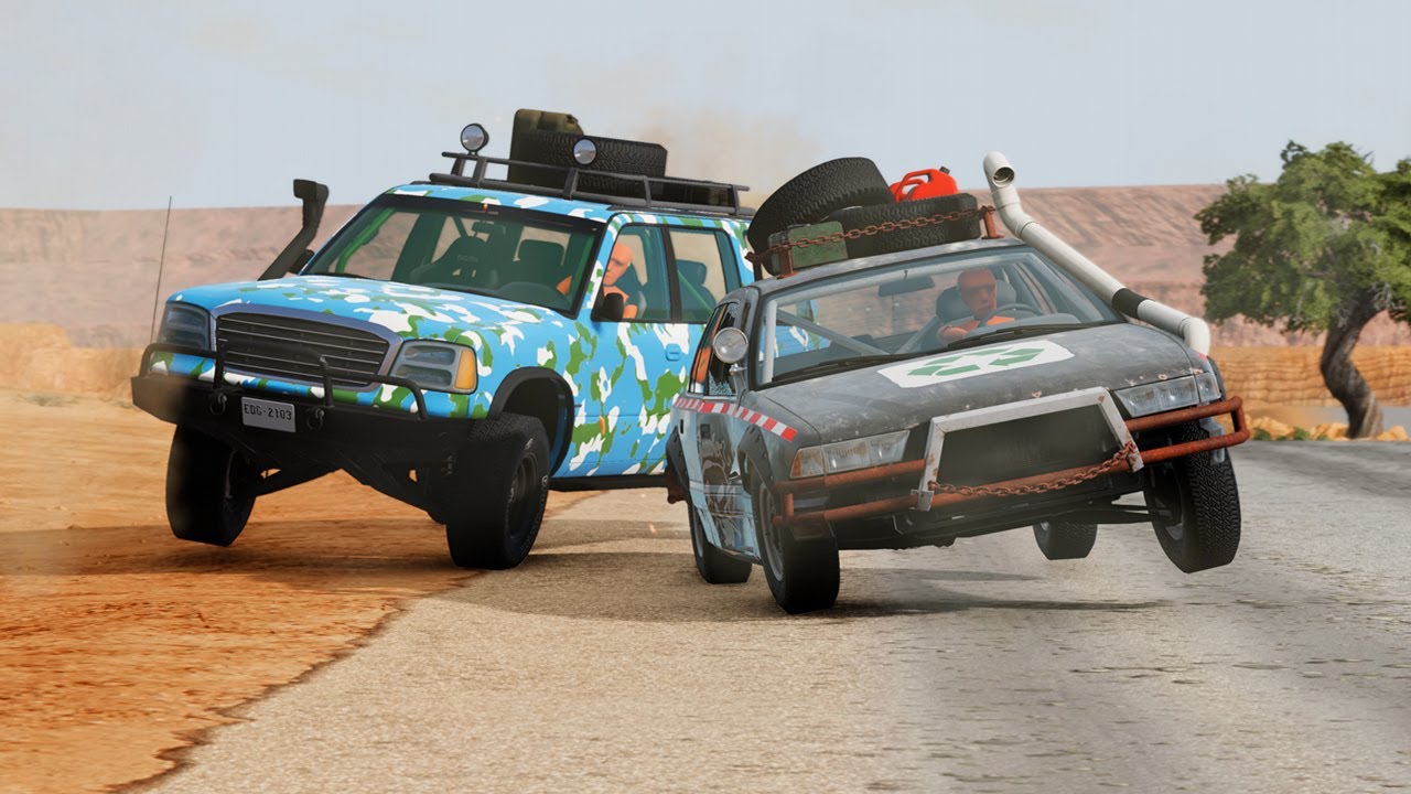 Cars vs Road Rage #219 BeamNG Drive Nation - YouTube