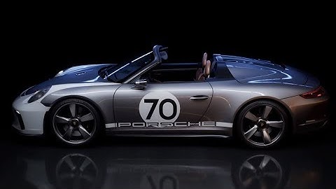 911 Speedster Concept rendered with new Unreal Engine