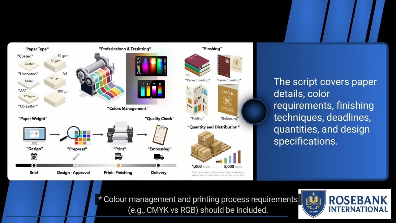 Write Specifications For Print Project LU6/LO14