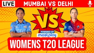 Mumbai vs Delhi Live | MI vs DC Live Scores & Commentary | Last 10 Overs | WPL 2023