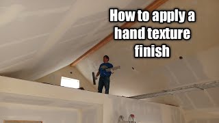 How to hand texture your affordable ADU