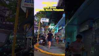 Adelina Street corner Barlin Street in Manila City in the Philippines