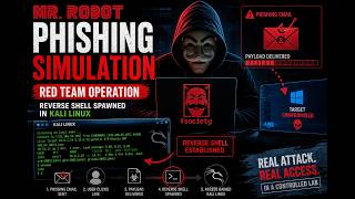 Mr. Robot Phishing Attack Simulation | Reverse Shell in Kali Linux Lab