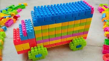 Satisfying DIY Truck ASMR/ Building Blocks/block game/Lego building fun #asmr#buildingblocks#lego