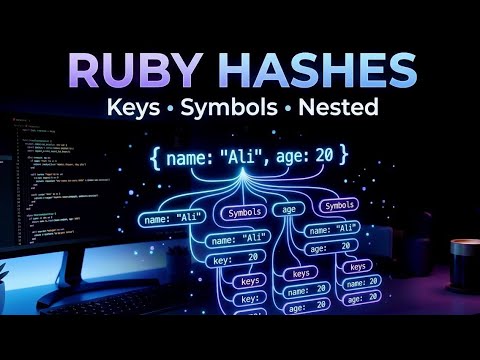 Ruby Hashes Basics || Learn Keys, Symbols & Nesting #ruby #coding #education #viral #viralvideo 