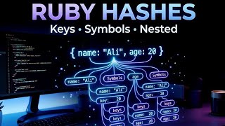 Ruby Hashes Basics || Learn Keys, Symbols & Nesting #ruby #coding #education #viral #viralvideo 