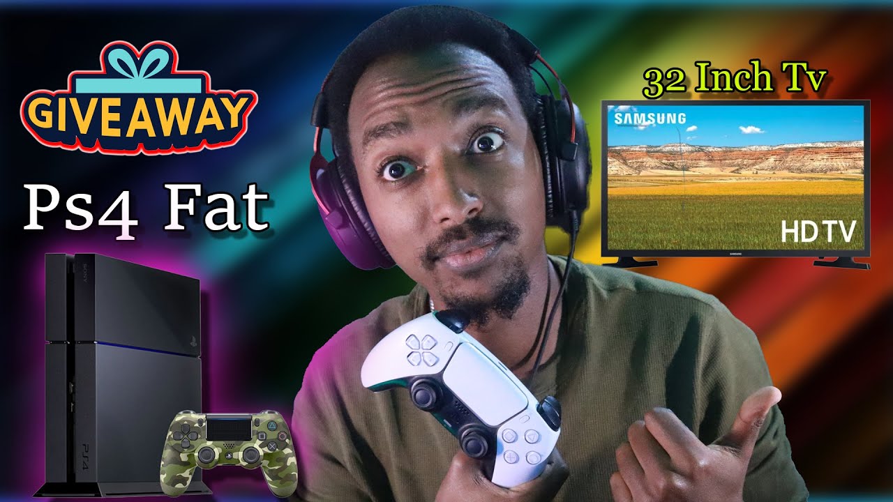 Ps5 Pro Unboxing | 32 Tv & Ps4 Fat Giveaway DONT MISS OUT ! | Abyssinia Gamer