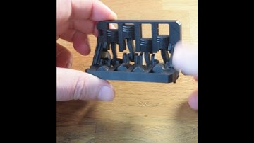 Print-in-place V8 Engine Fidget Toy - 3D Printed - Print Ideas - Best Free 3D Models