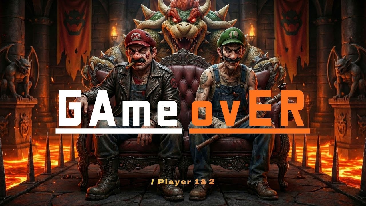 マリオ&ルイージのラップ作ってみた【MV】GAME OVER / Player 1 & 2