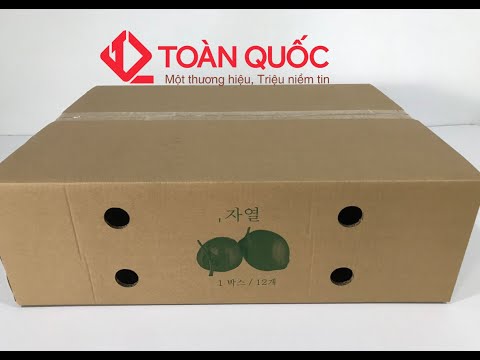 Thùng Carton Đựng Dừa Trái Bao Bì Giấy Toàn Quốc