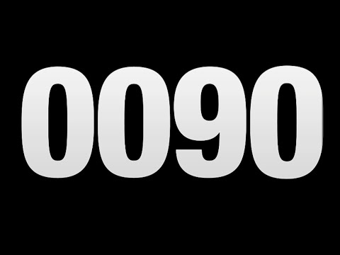 90 seconds countdown timer full screen 4k