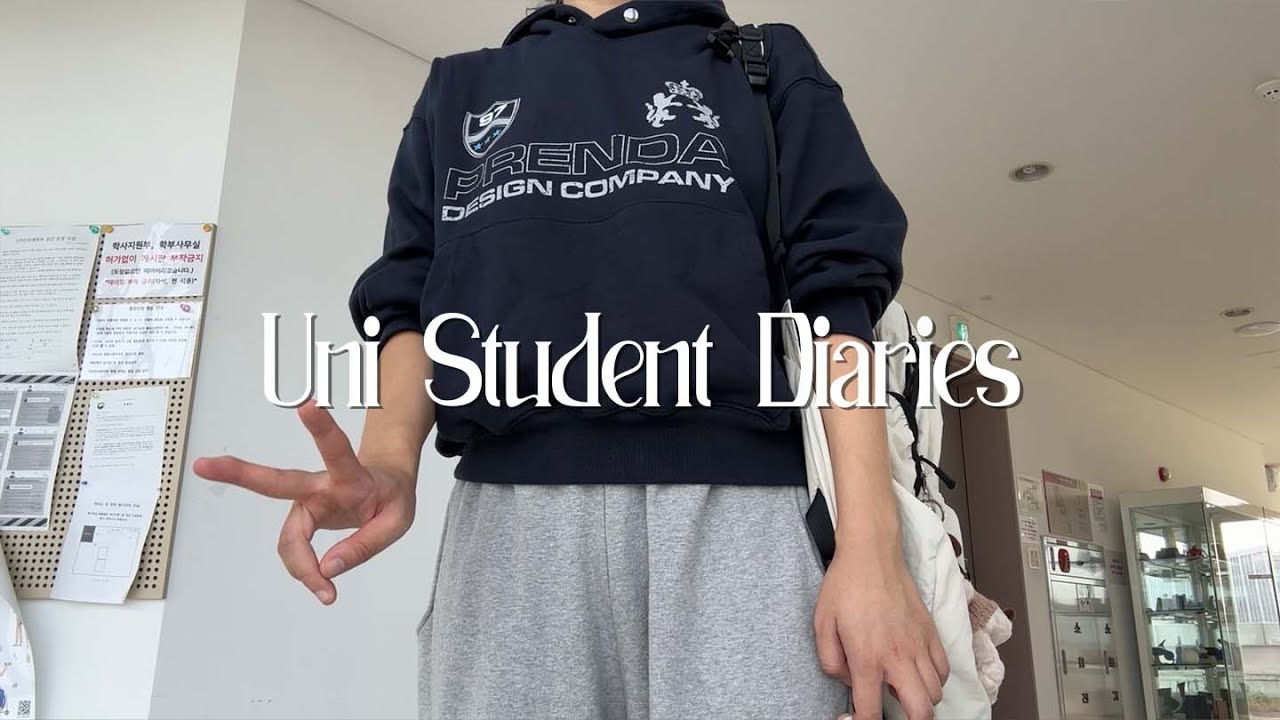 vlog | 막학년의 생기 잃은 일상, 셀프 생일케이크 만들기, 과제가 너무 많아요, 자취 대학생 브이로그