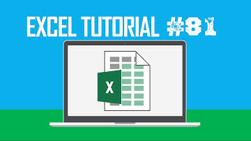Excel Tutorial #81:  Moving to the First Cell in a Worksheet (Ctrl + Home)