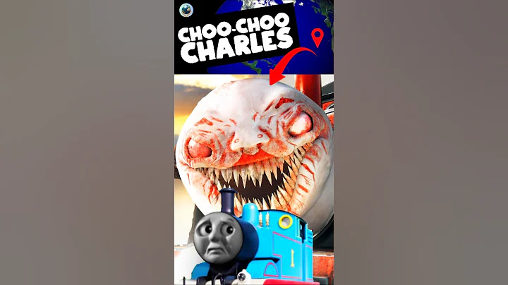 Thomas the train vs Choo choo charles 🚂🕷 on google earth and maps 🌎 #shorts
