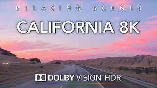 Driving California Central Coast in 8K Dolby Vision HDR - Limekiln Creek to Soldad at Sunset