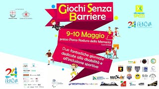 Presentazione Giochi senza Barriere 2024