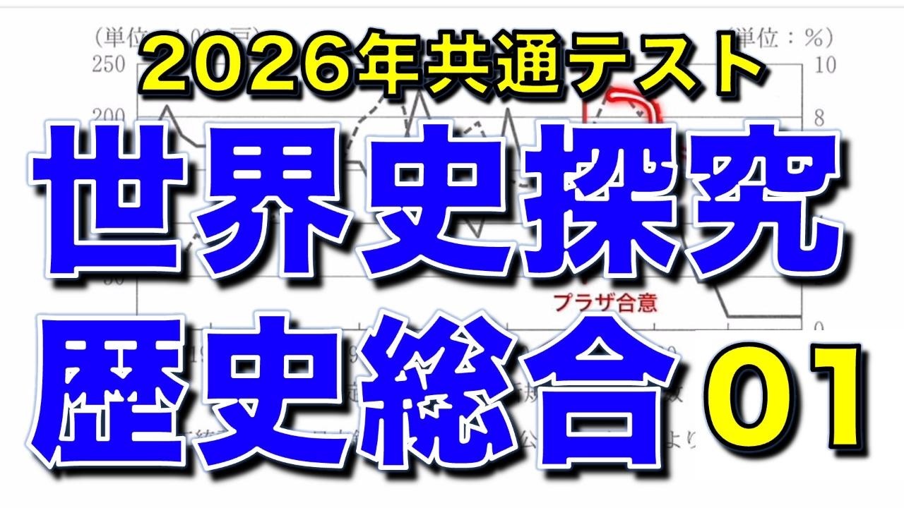 2026年共通テスト／世界史探究・歴史総合01