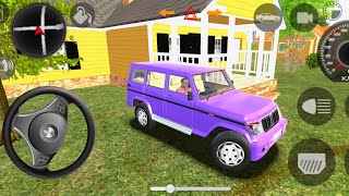 BOLERO CAR SIMULATOR 3D || CAR WALA REALISTIC GAME || ANDROID - GAMEPLAY screenshot 5