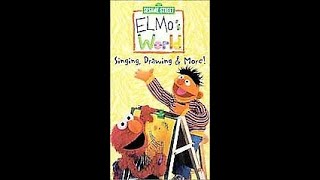 Opening To Sesame Street - Elmos World Singing Drawing More 2000 Vhs 2002 Reprint Rd