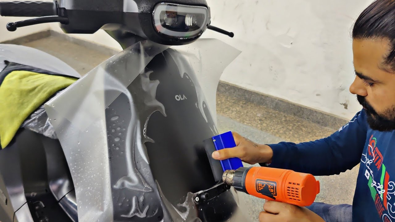 OLA S1 Pro Matt PPF Installation @VwrapsSikar