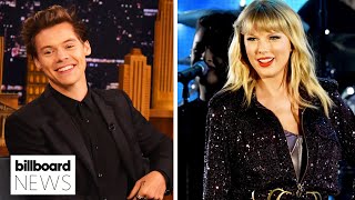 Video thumbnail of "Harry Styles On If His New Song ‘Daylight’ Is Related to Taylor Swift’s ‘Daylight’ | Billboard News"